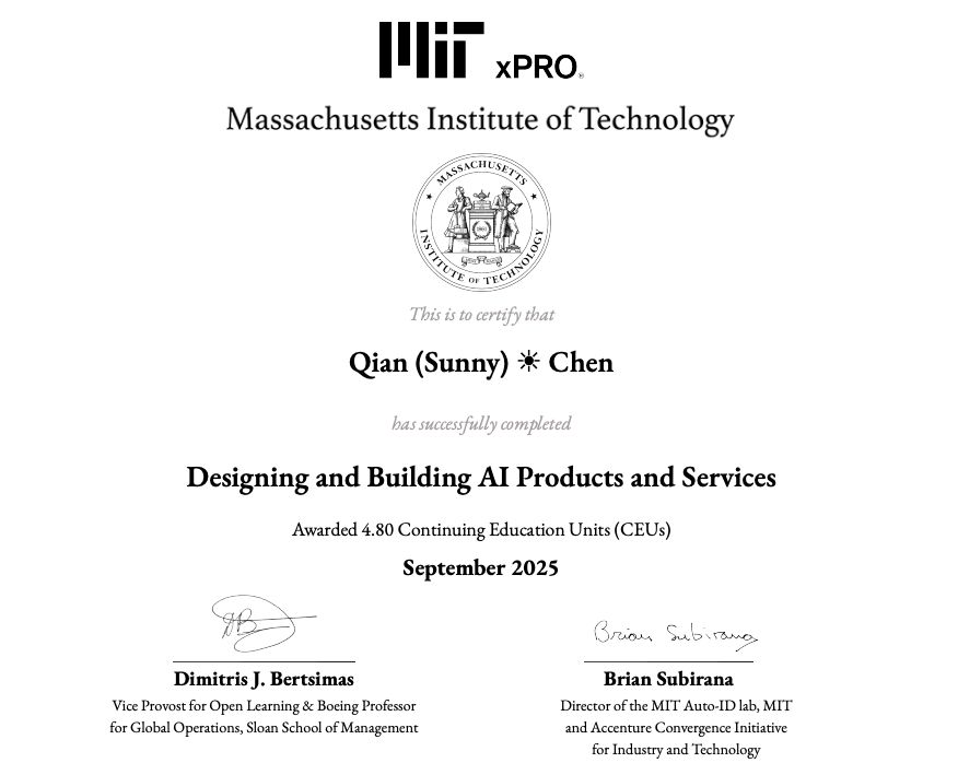 MIT xPRO AI certification